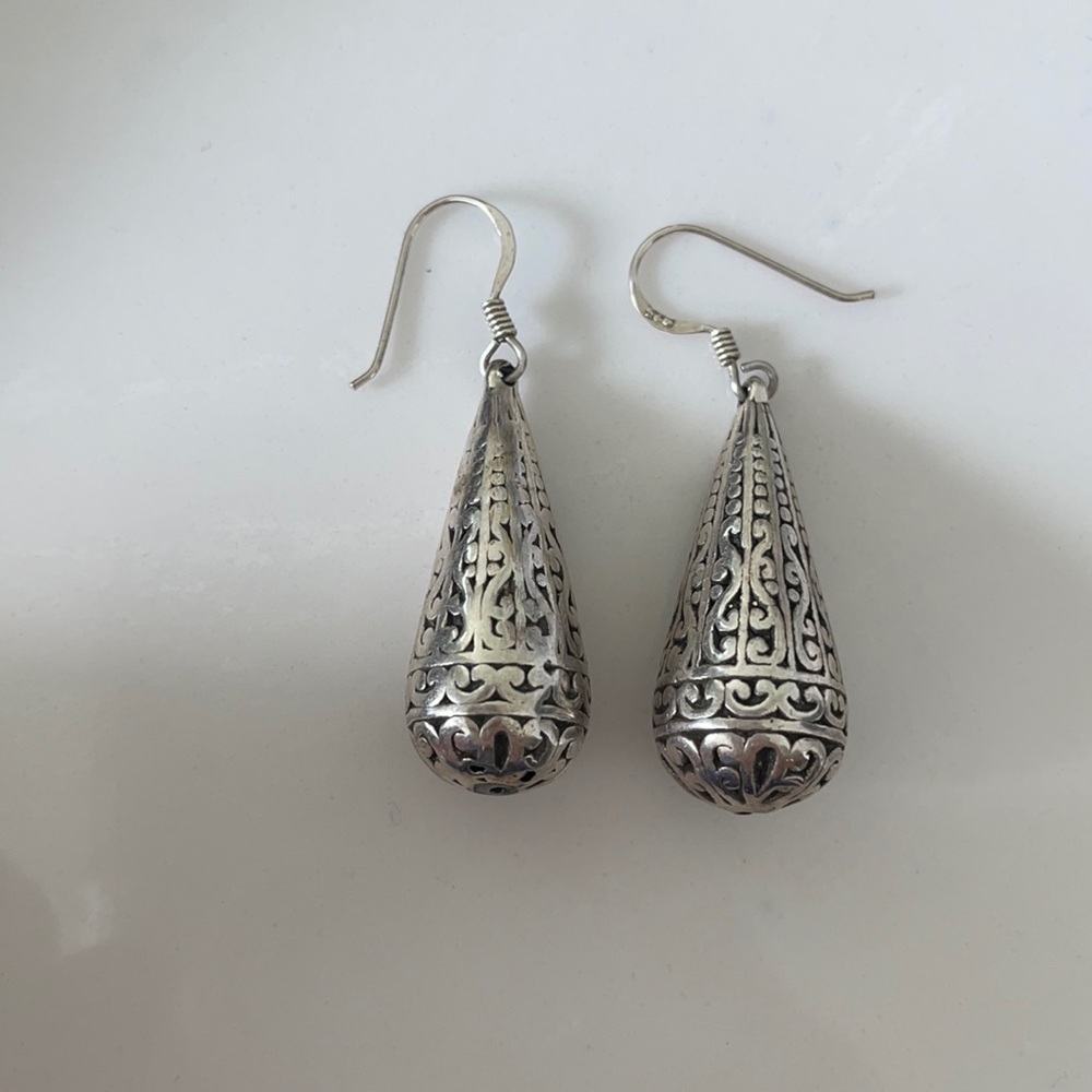 Silver dangle earrings from TJ Maxx
